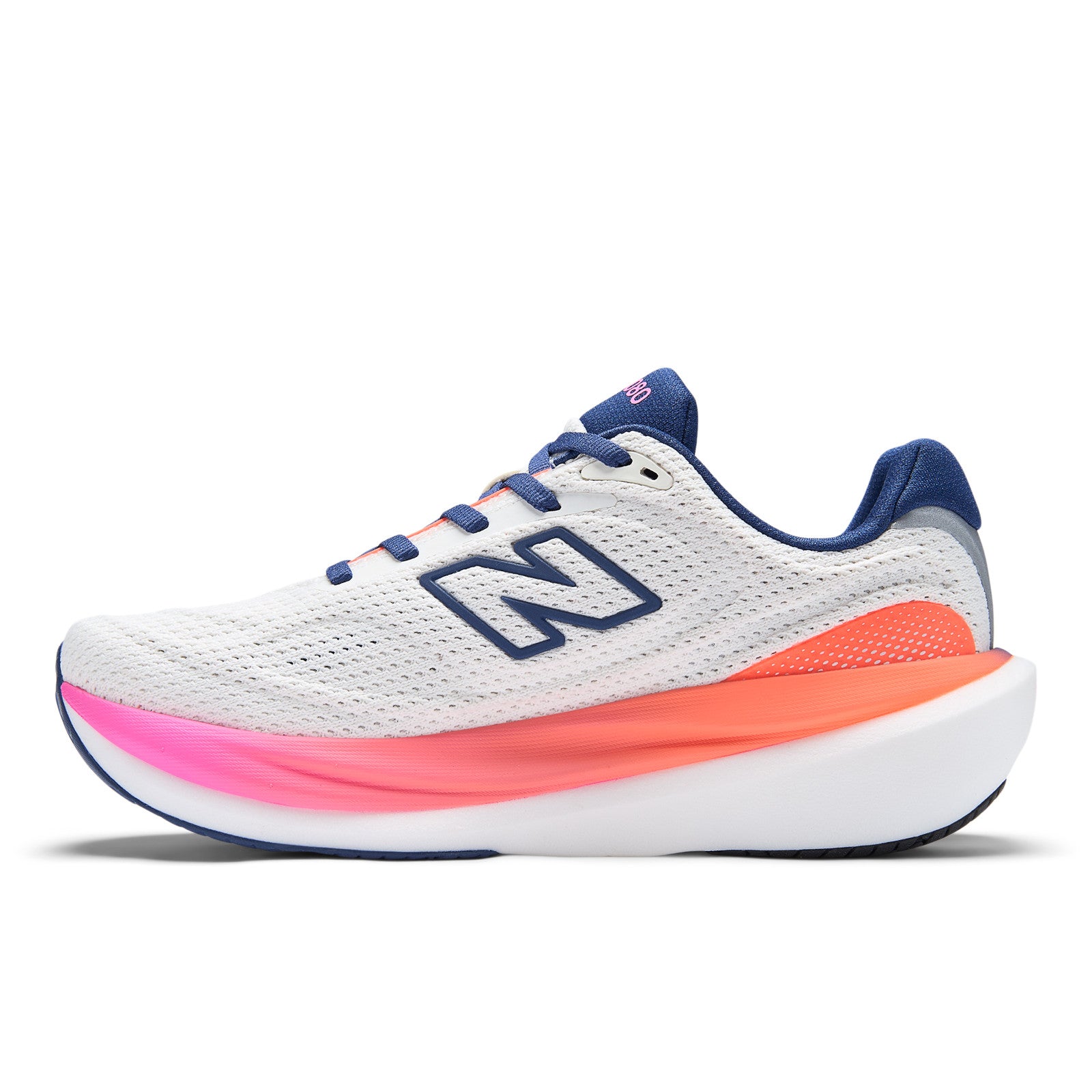 New Balance Women's 1080v15 in Sea Salt with Blue Oyster