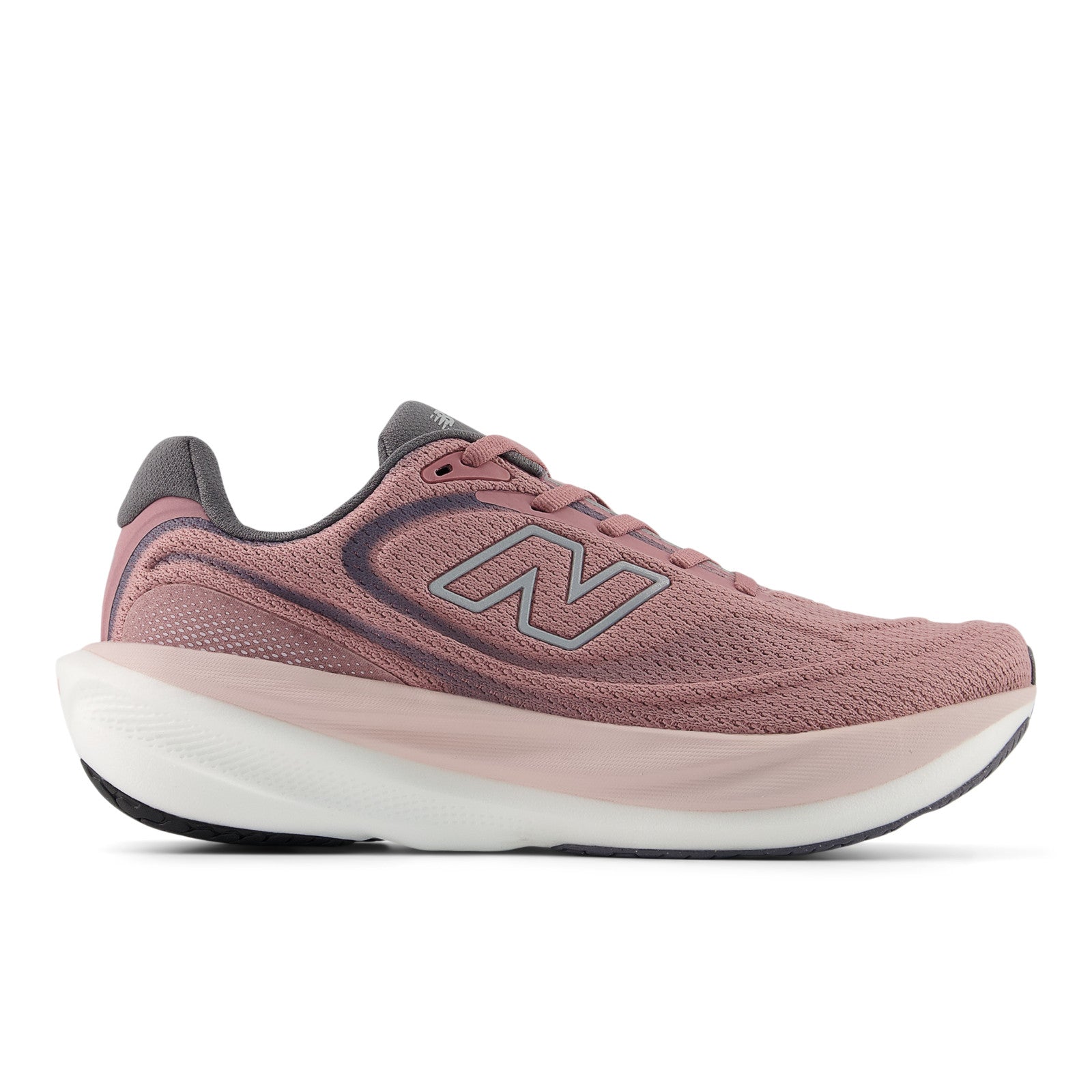 New Balance Women's 1080v15 in Rosewood with Silver Metallic and Neptune Grey