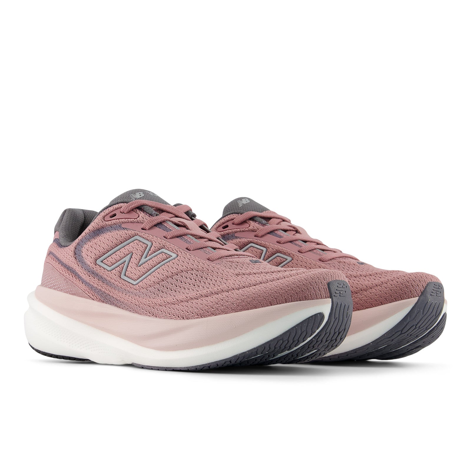 New Balance Women's 1080v15 in Rosewood with Silver Metallic and Neptune Grey