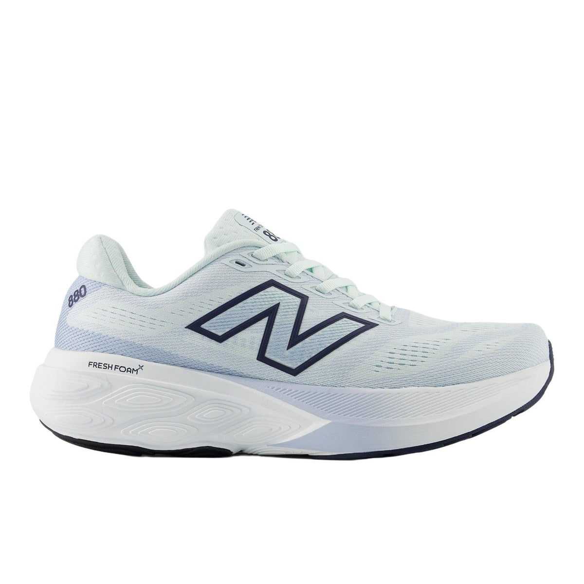 New Balance Women's Fresh Foam X 880v15 in Glint Blue with NB Navy