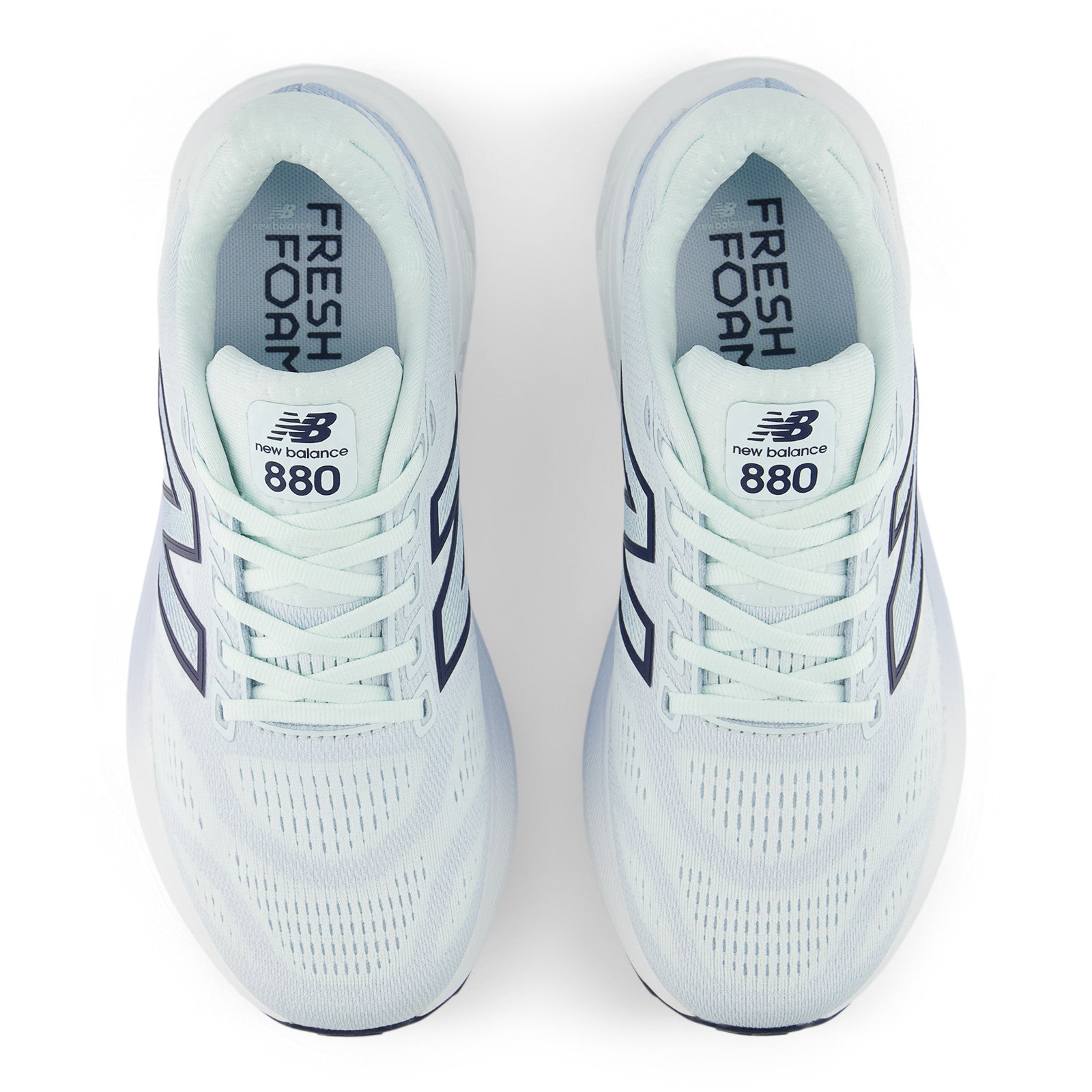 New Balance Women's Fresh Foam X 880v15 in Glint Blue with NB Navy