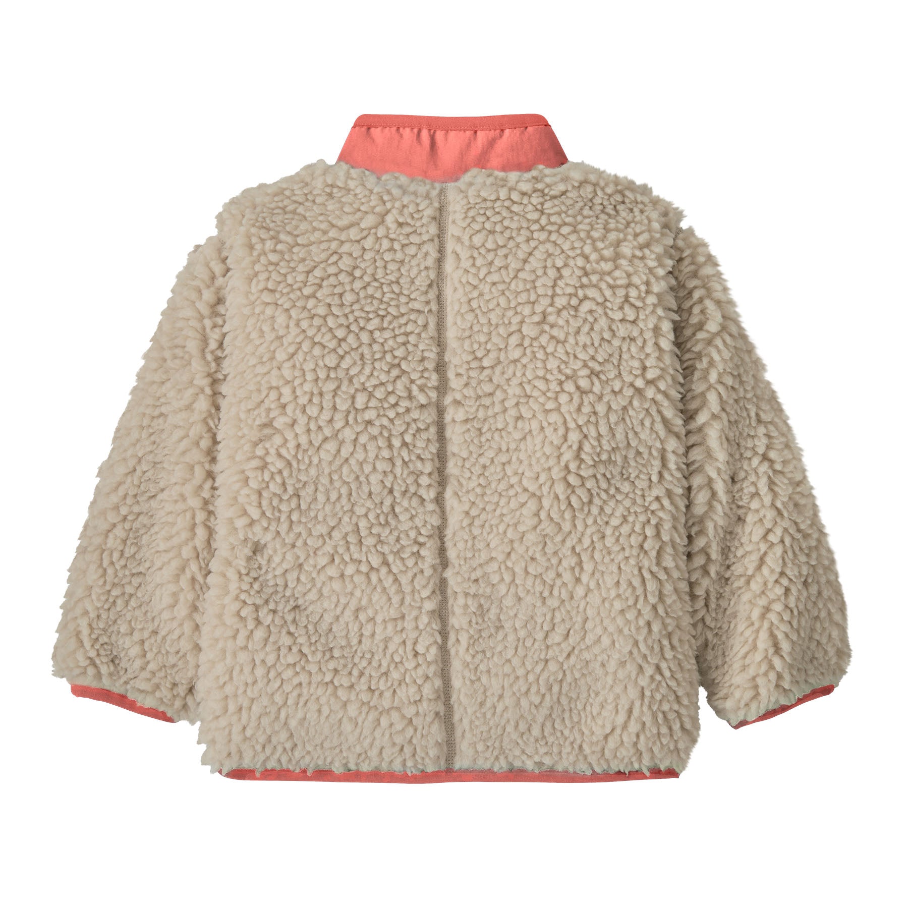 Patagonia Baby Retro-X® Fleece Jacket | Natural w/ Sparkle Pink