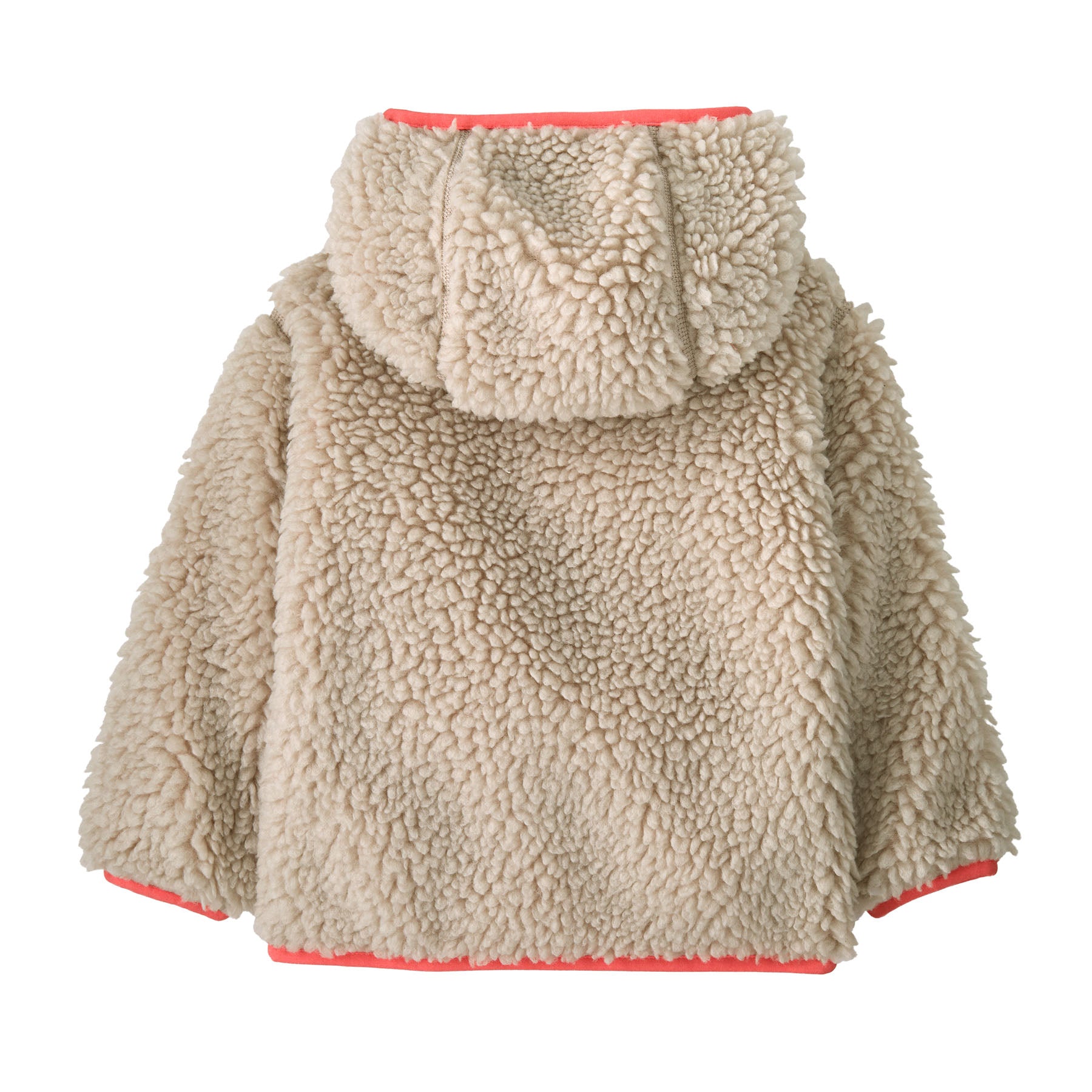 Patagonia Baby Retro-X® Fleece Hoody | Natural w/ Sparkle Pink