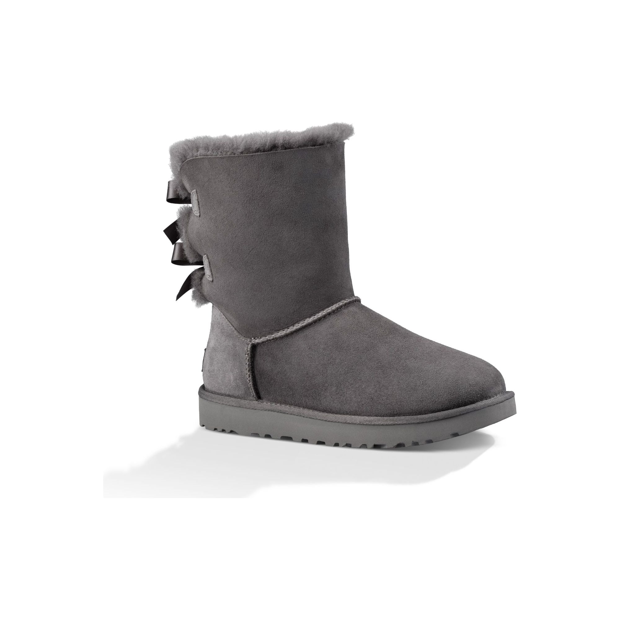 UGG Women's Bailey Bow II Boot in Grey Women's Footwear