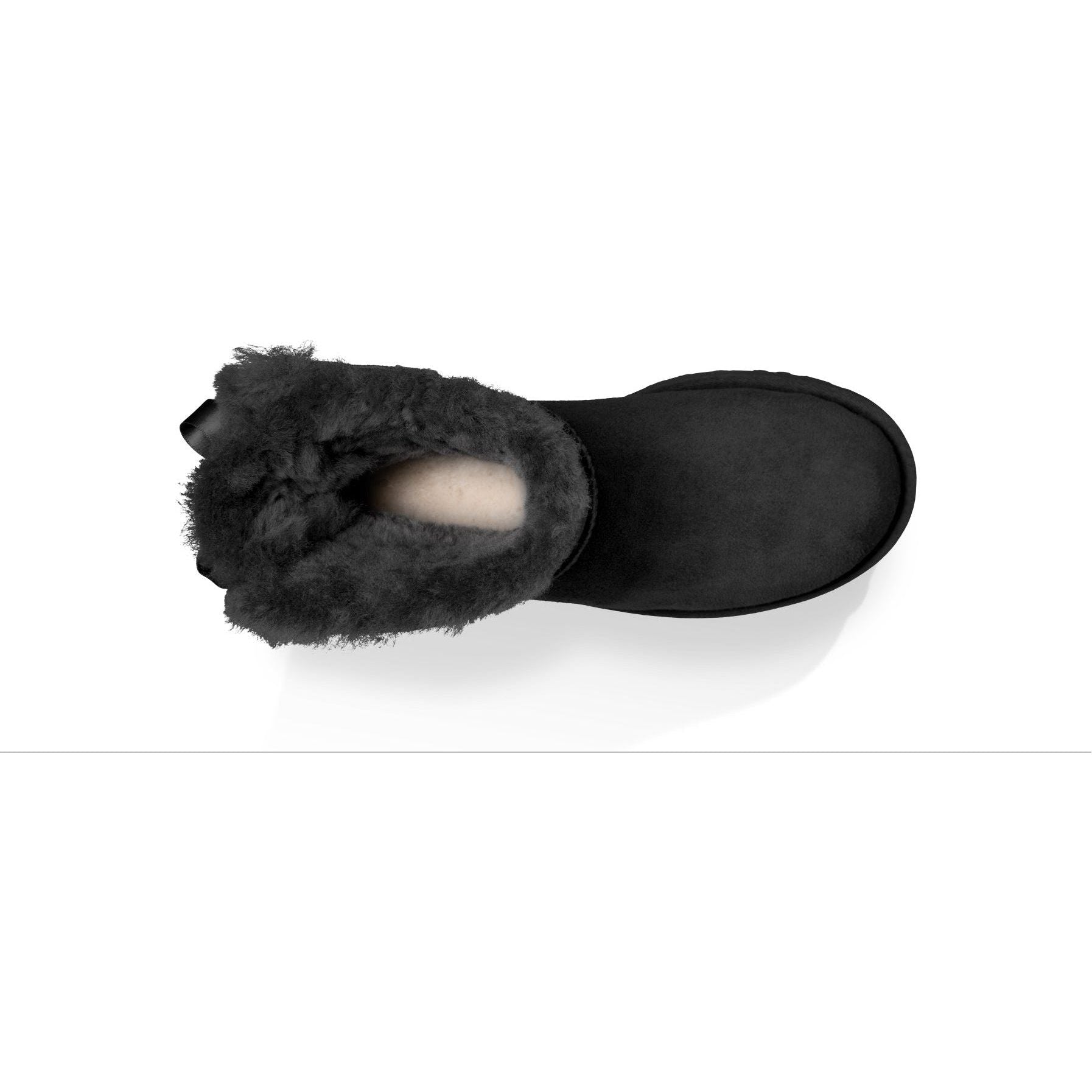 UGG Women's Mini Bailey Bow II Boot in Black-Footprint USA