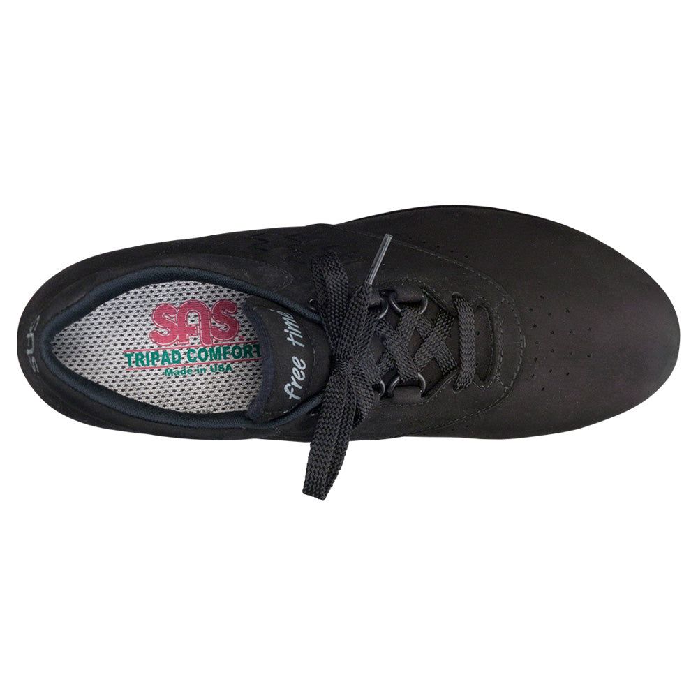 SAS Women's Free Time Walking Shoe in Charcoal Nubuck