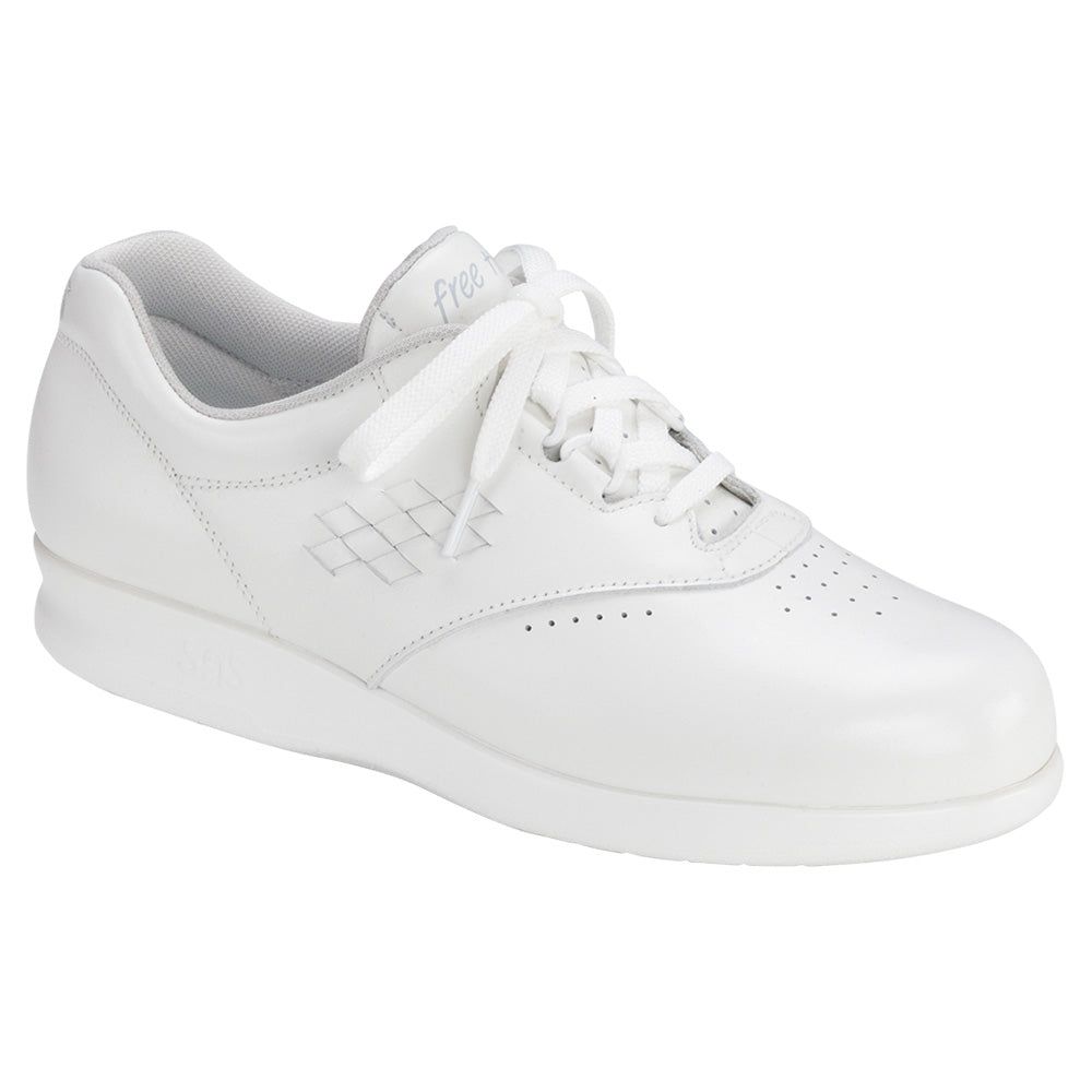 SAS Women's Free Time Walking Shoe in White White