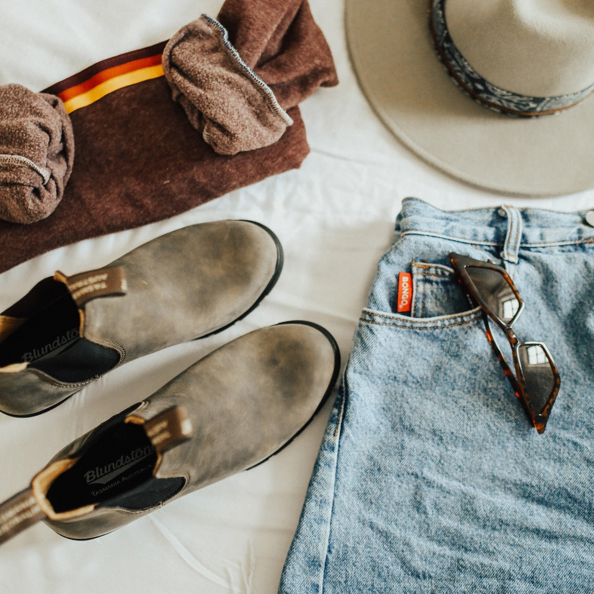 Blundstone Women's Series 1677 Heeled Boots in Rustic Brown Women's Boots