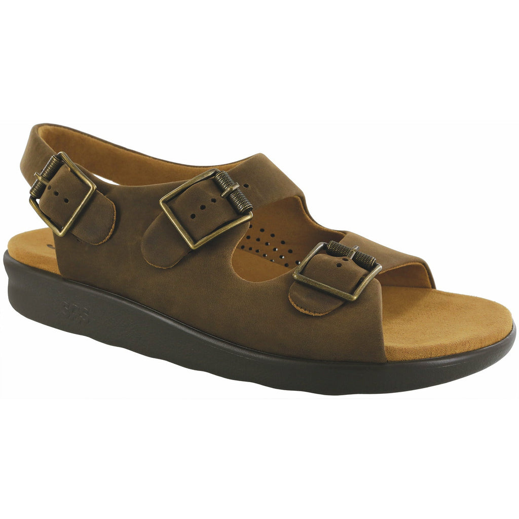 SAS Men's Bravo Heel Strap Sandal in Grizzly