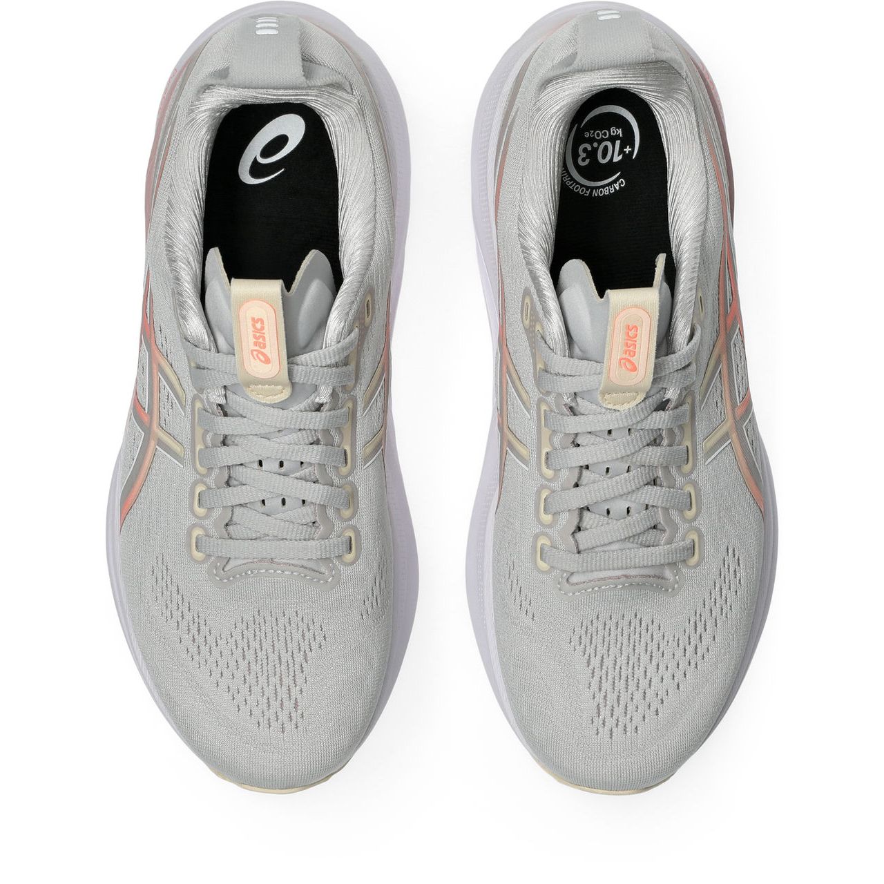 Asics Women's Gel-Kayano 32 Running Shoes in Cloud Grey/Seashell