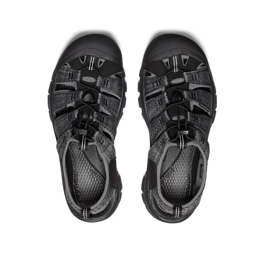 Keen Men's Newport H2 in Black Steel Grey