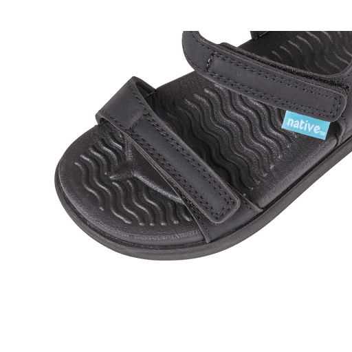 Native Kids Charley Sugarlite Child Shoes in Jiffy Black Kid's Footwear