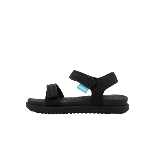 Native Kids Charley Sugarlite Child Shoes in Jiffy Black Kid's Footwear