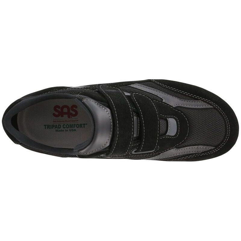SAS Men's JV Mesh Active Sneaker in Black