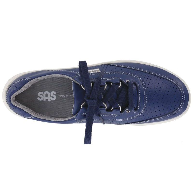 SAS Women's Sporty Lux Lace Up Sneaker in Blue Perf