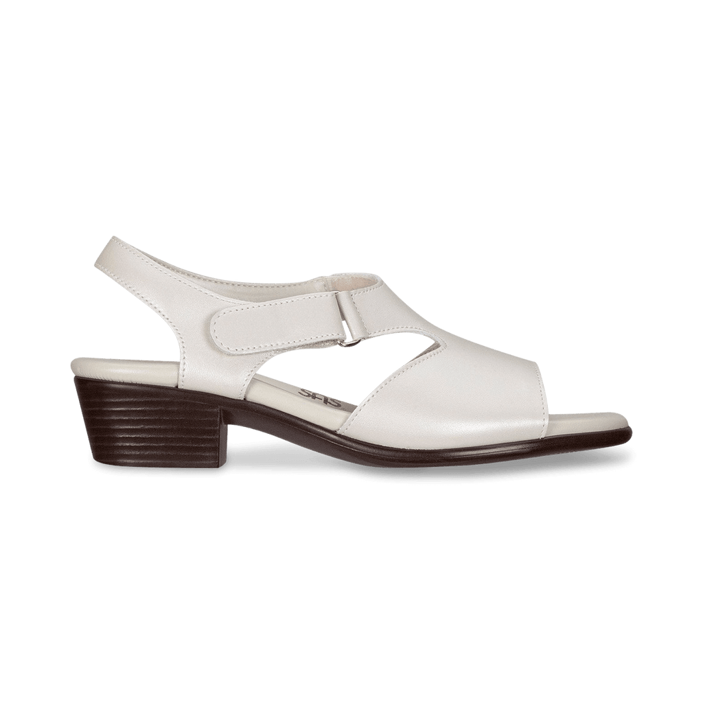 SAS Women's Suntimer Heeled Sandal in Pearl Bone Women's Footwear