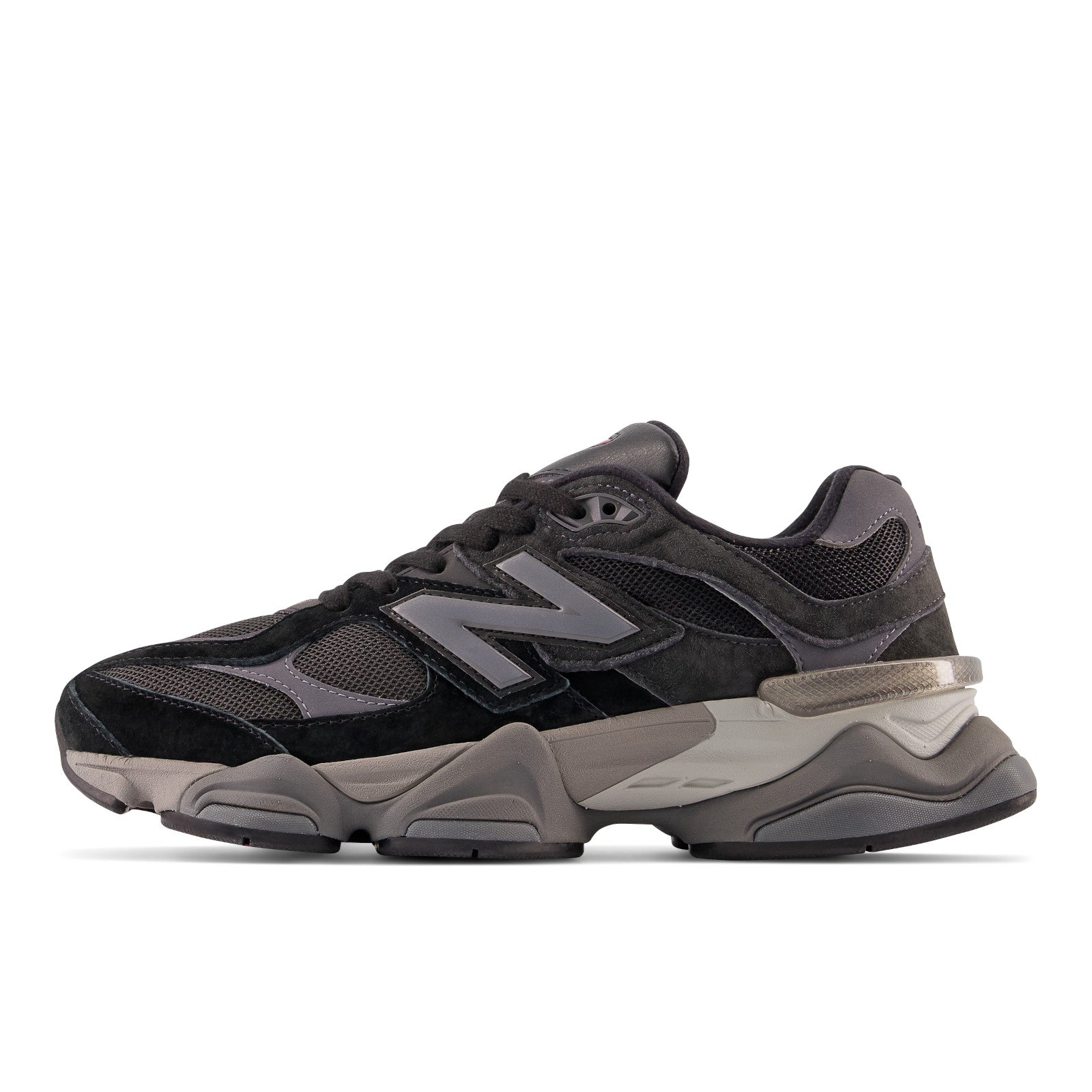 New Balance Unisex 9060 | Black with Castlerock and Rain Cloud