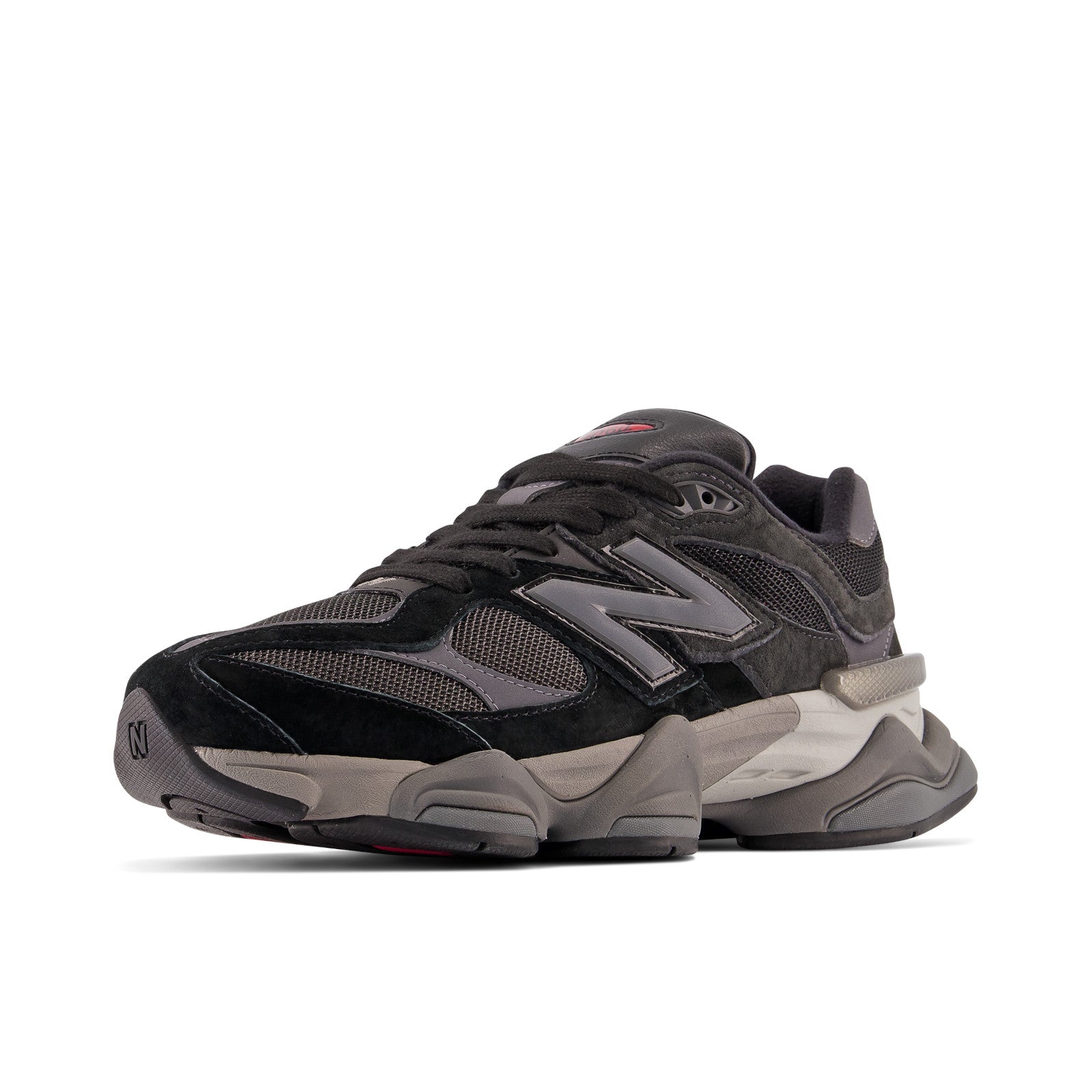 New Balance Unisex 9060 | Black with Castlerock and Rain Cloud