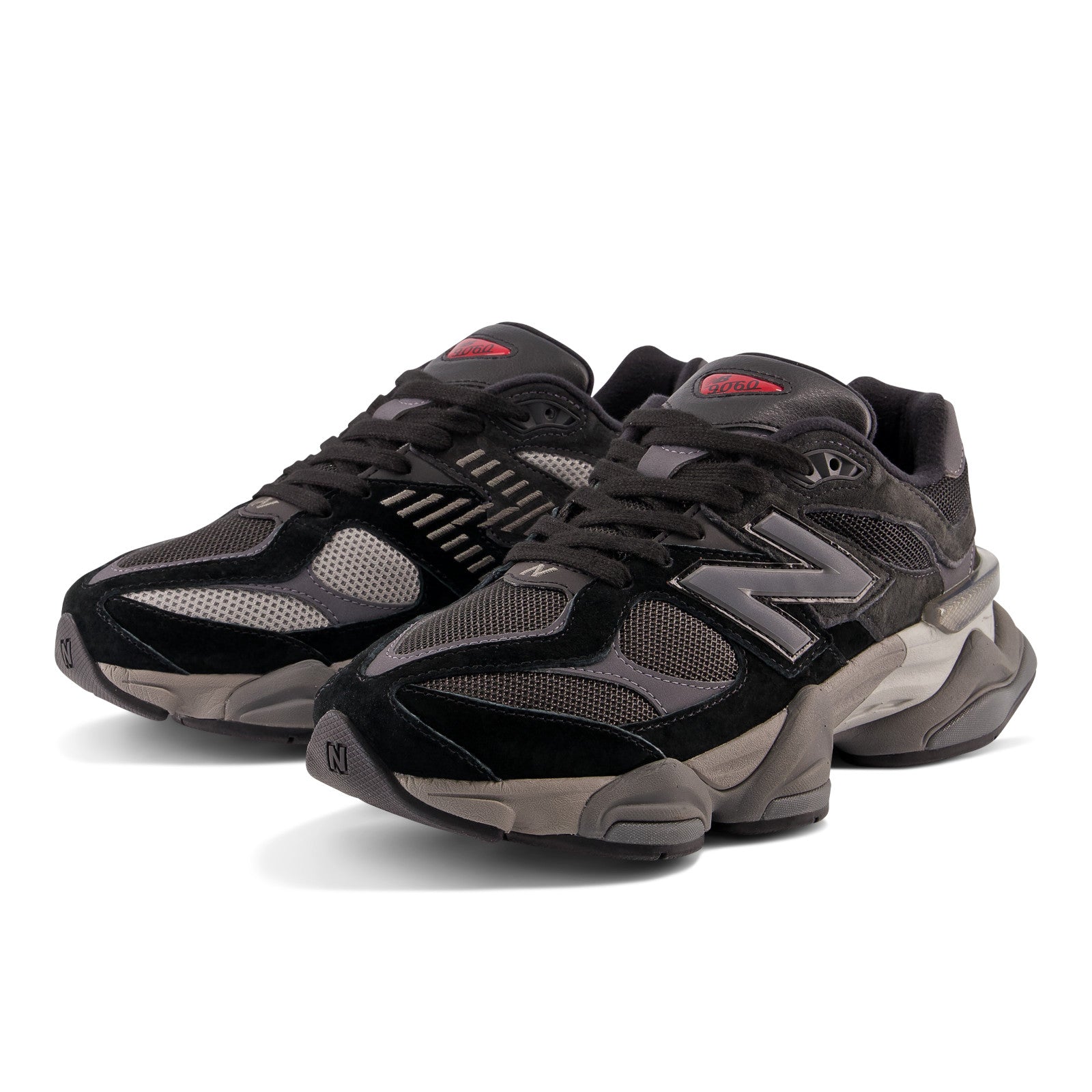 New Balance Unisex 9060 | Black with Castlerock and Rain Cloud