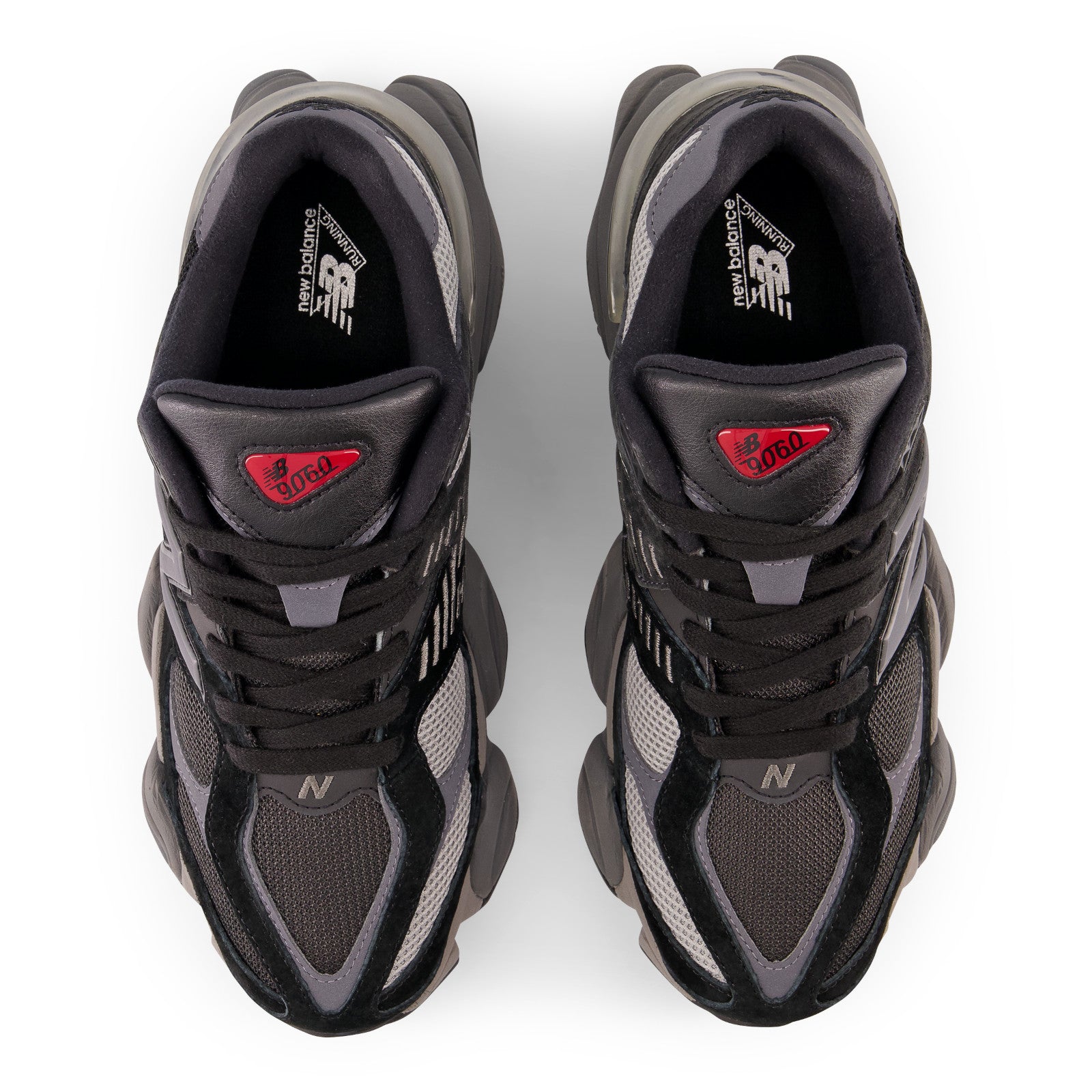 New Balance Unisex 9060 | Black with Castlerock and Rain Cloud