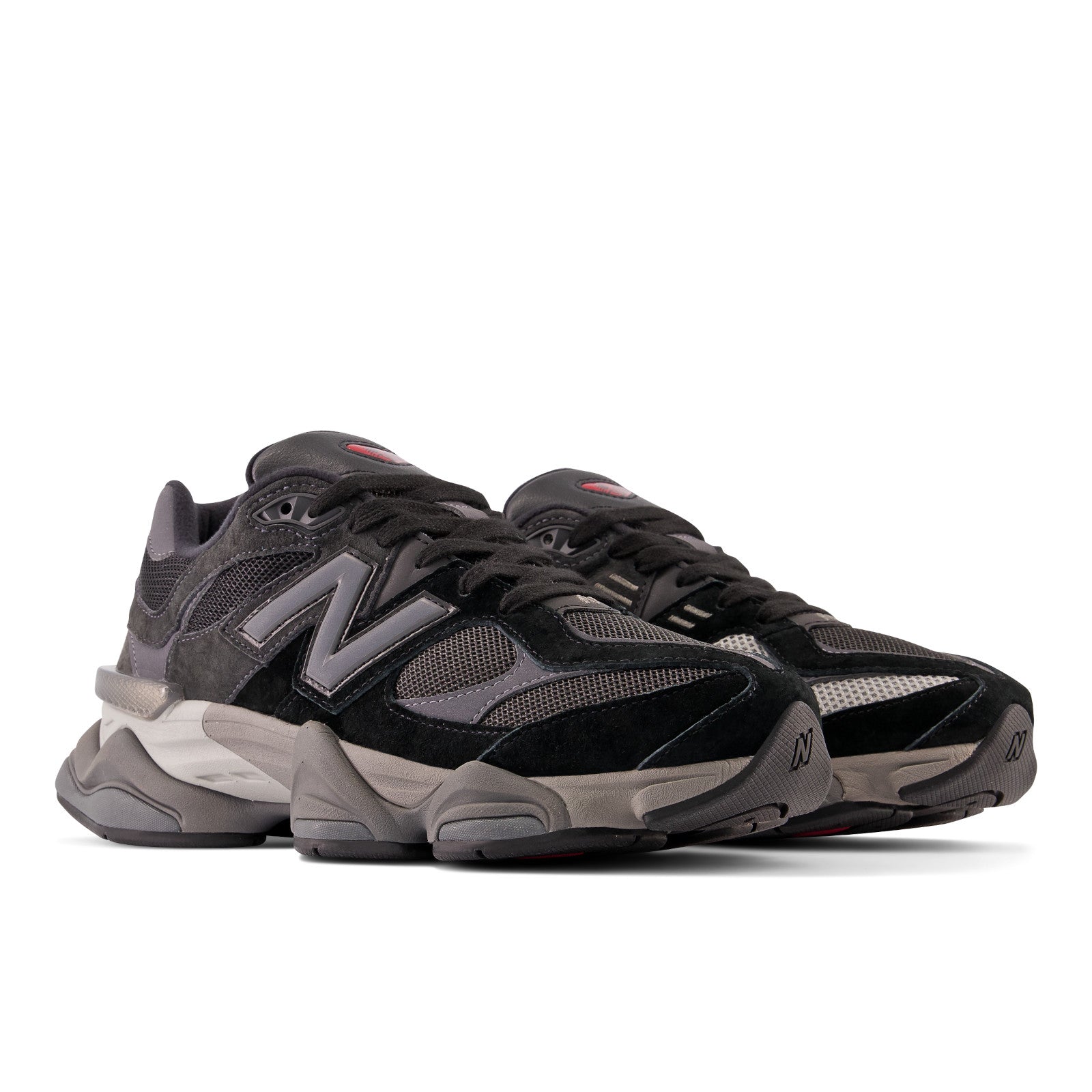 New Balance Unisex 9060 | Black with Castlerock and Rain Cloud