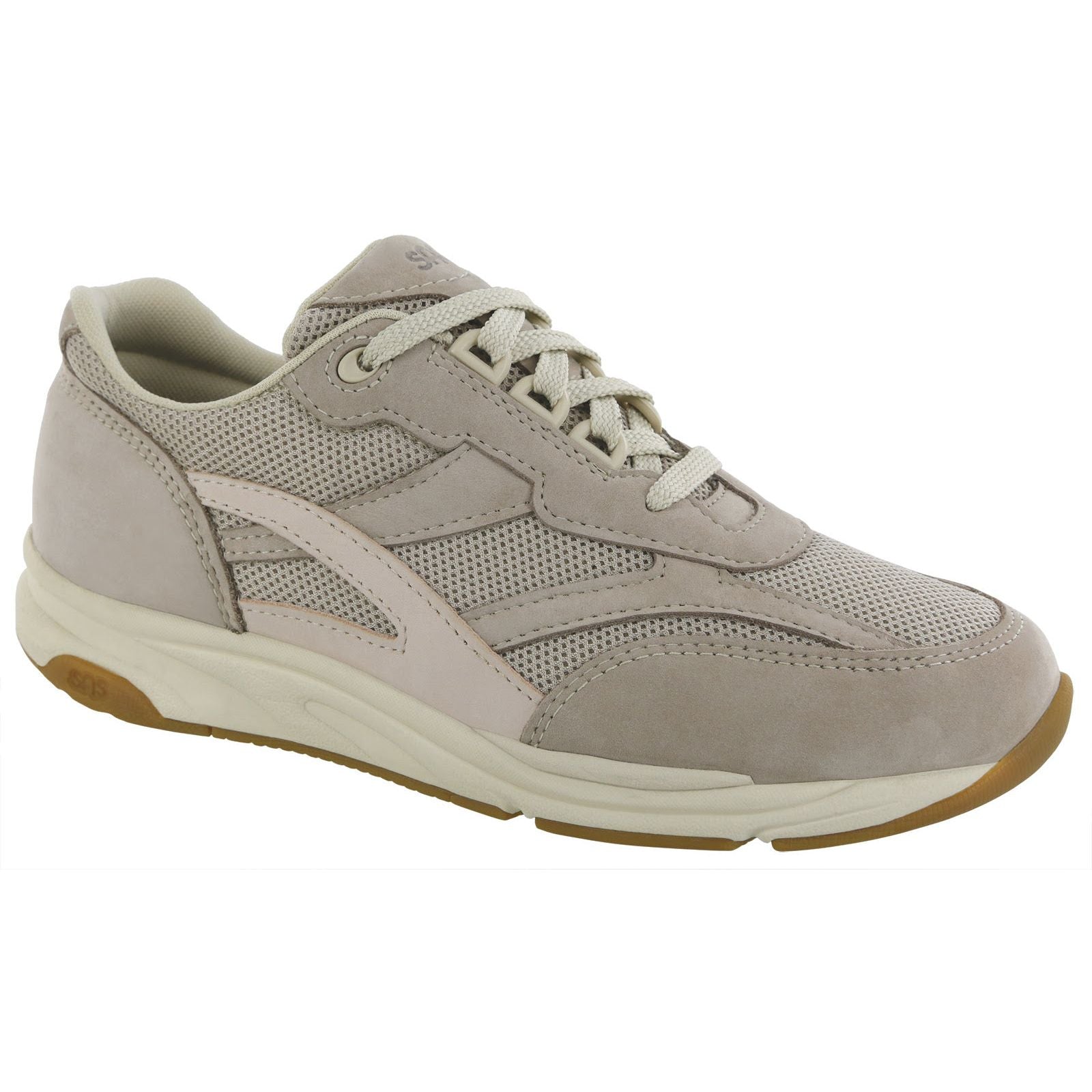 SAS Women's Tour Mesh Sneaker in Taupe/Pink