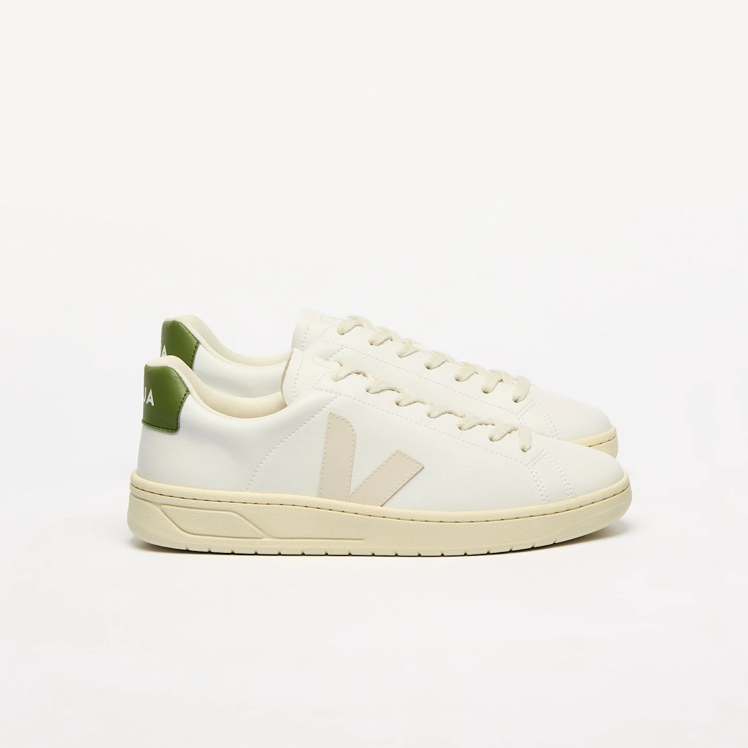 Veja Women's URCA CWL in White Pierre Kiwi-Footprint USA