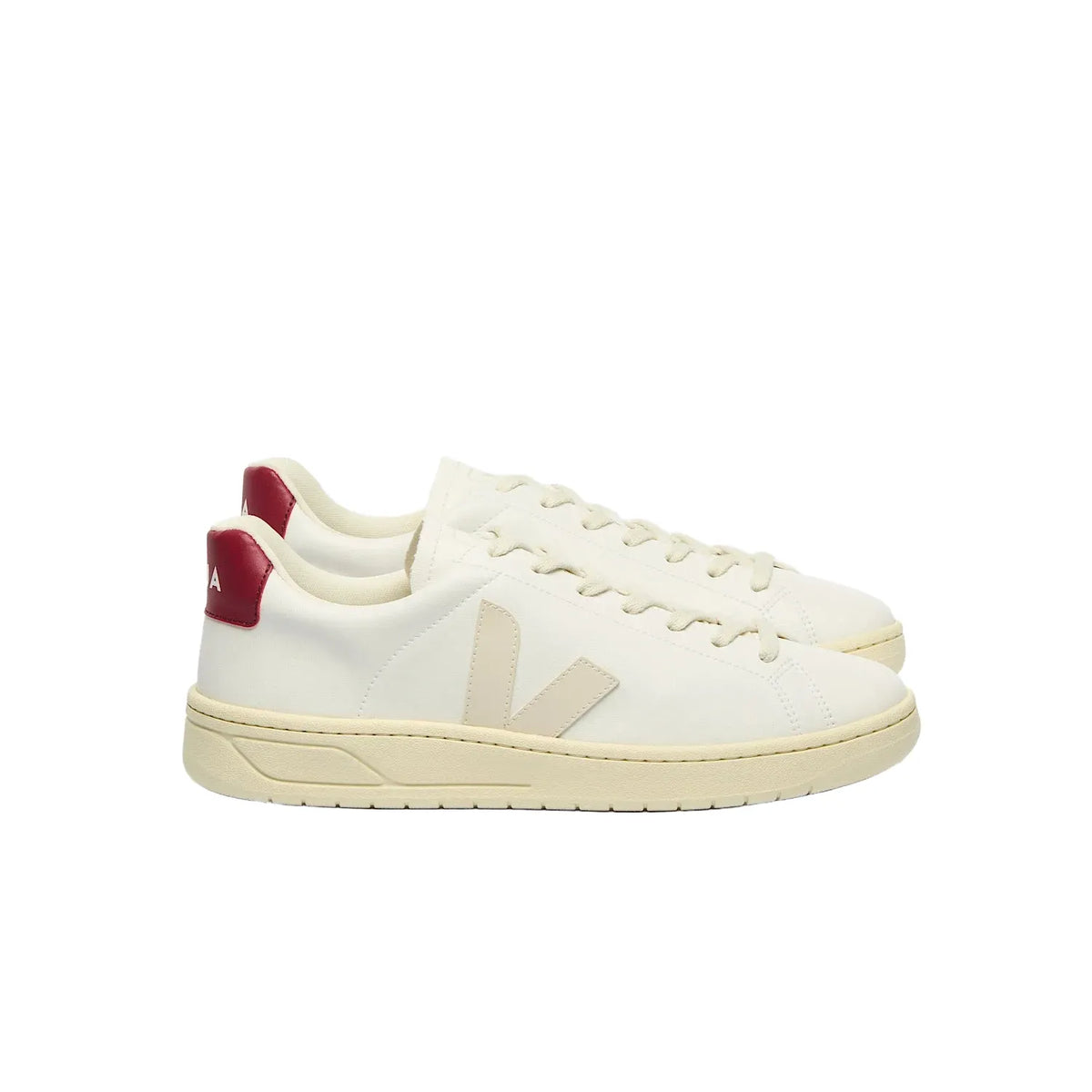 Veja Women's URCA CWL in White Pierre Marsala-Footprint USA