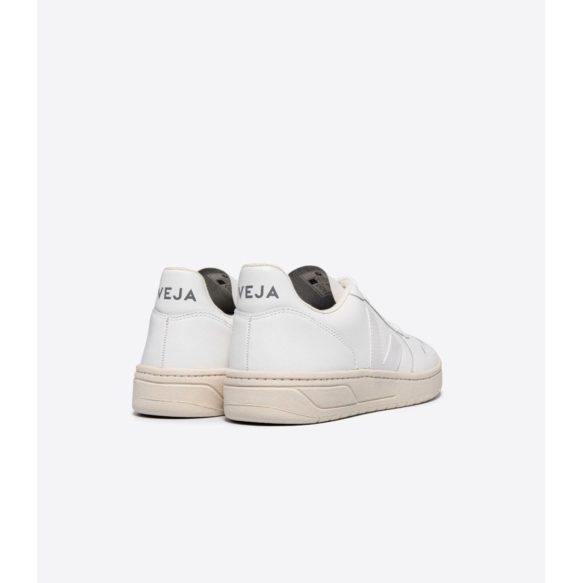 Veja Men's V-10 Leather Sneaker in White Men's Footwear