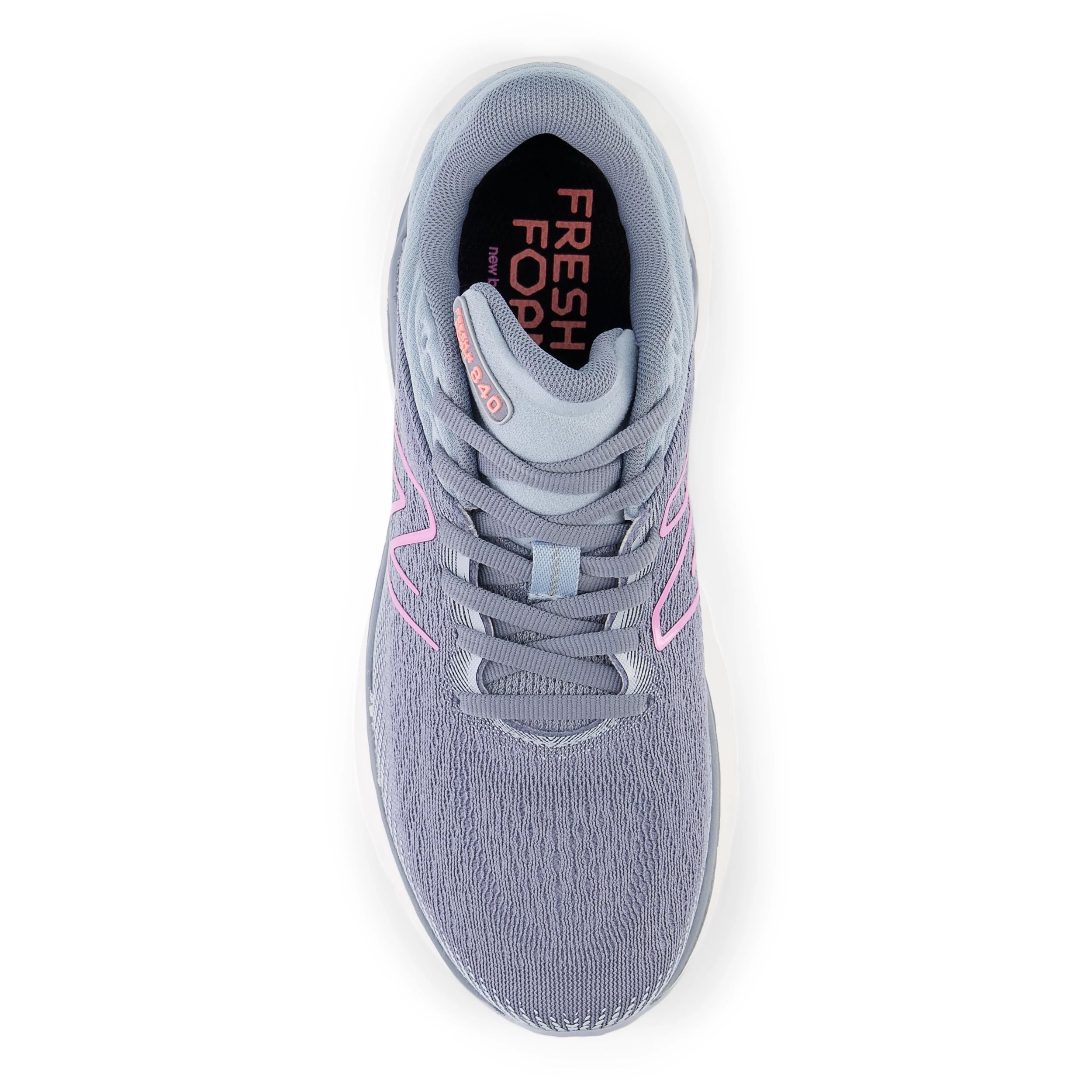 New Balance Women's Fresh Foam 840 in Arctic grey with Raspberry Women's Footwear