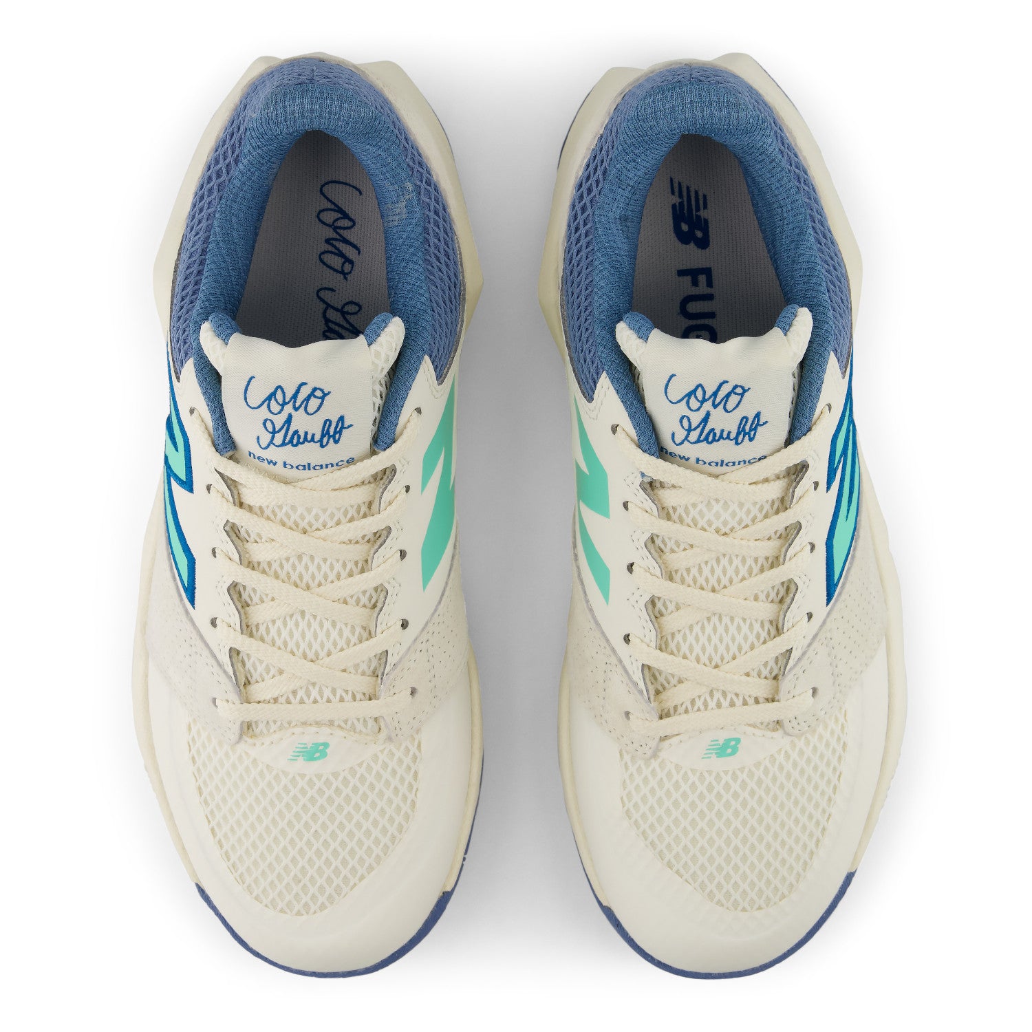 New Balance Women's Coco Delray in White/Blue