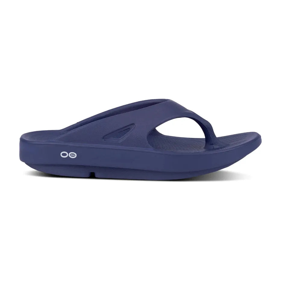OOFOS Unisex OOriginal Flip Flops in Navy Men's Footwear