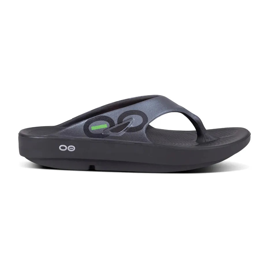 Oofos Ooriginal Sport Sandal in Graphite Unisex Footwear