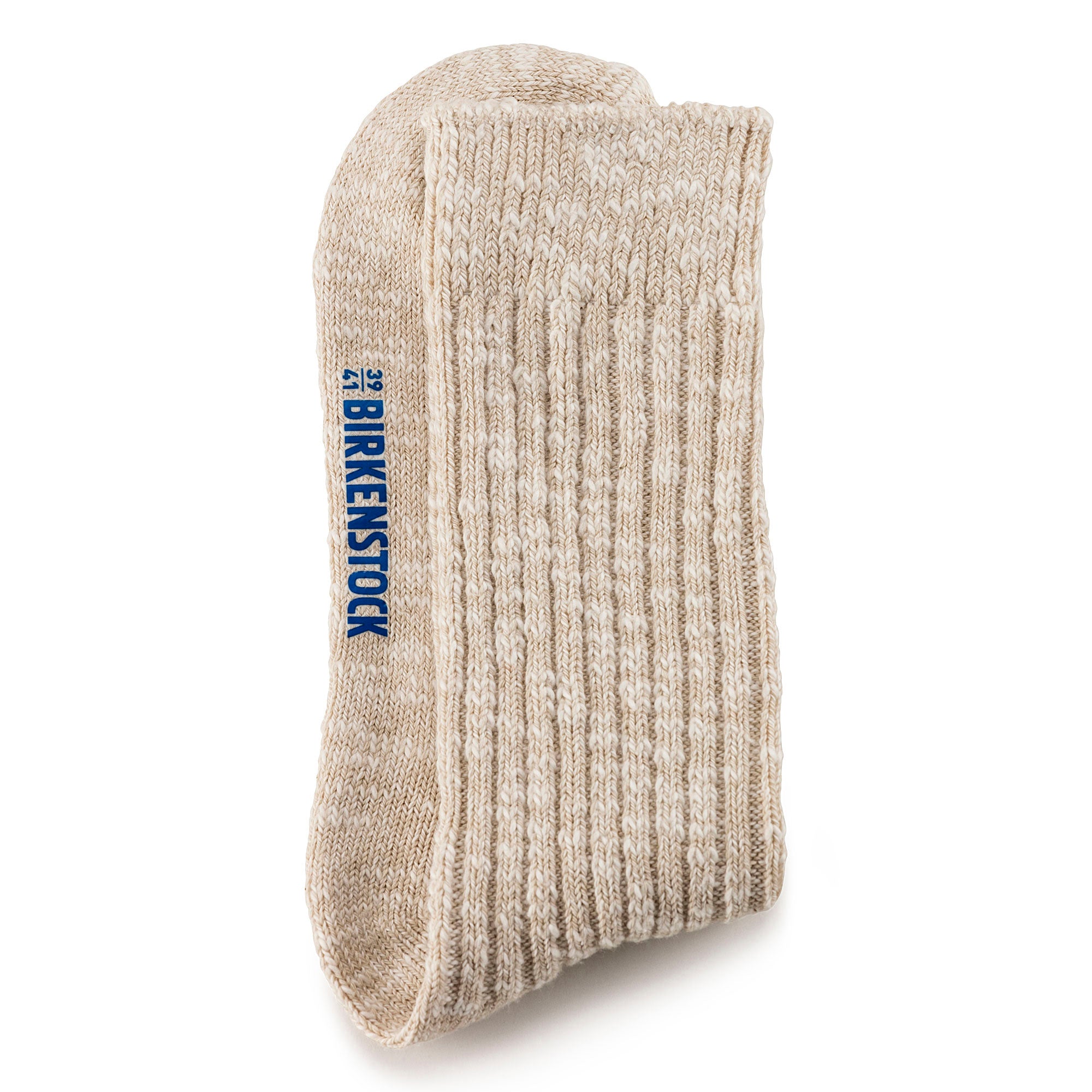 Birkenstock Men's Cotton Slub Socks in Beige White Accessories