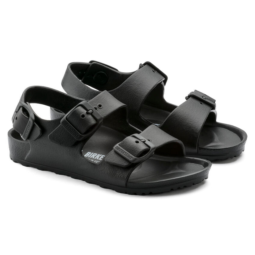 Birkenstock Kid's Milano Essentials EVA in Black Kid