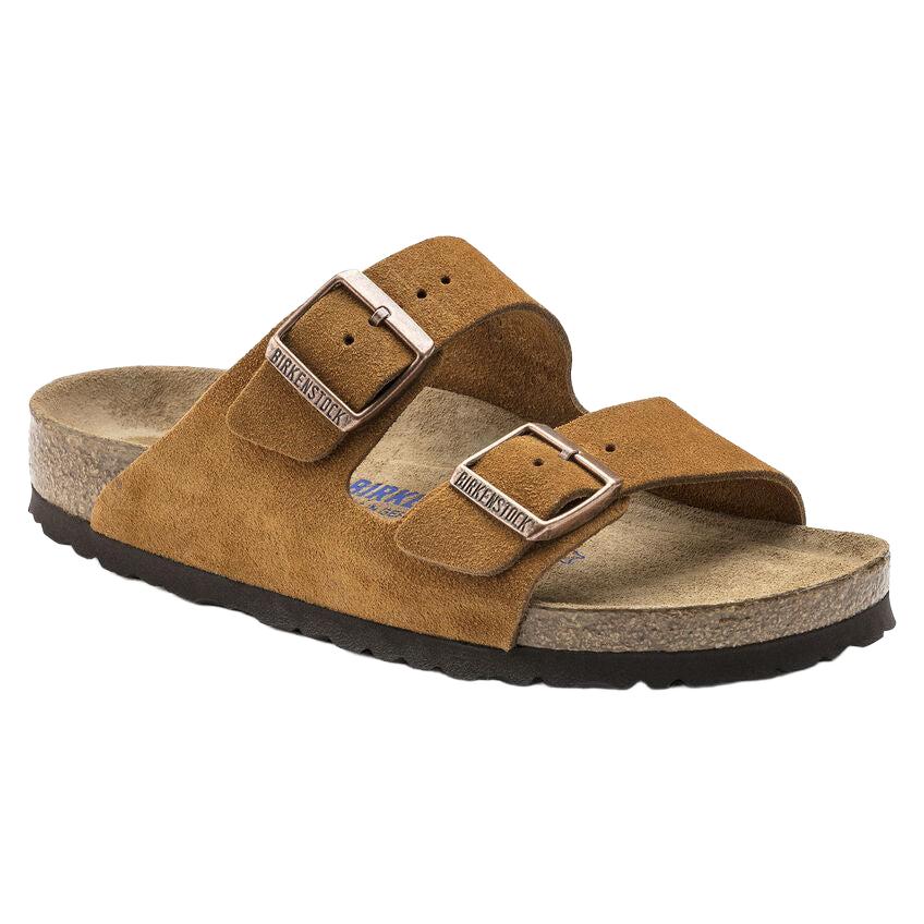 Men’s Birkenstock Suede Sandals Birkenstock Arizona Soft Footbed Suede Leather - High  main image 4