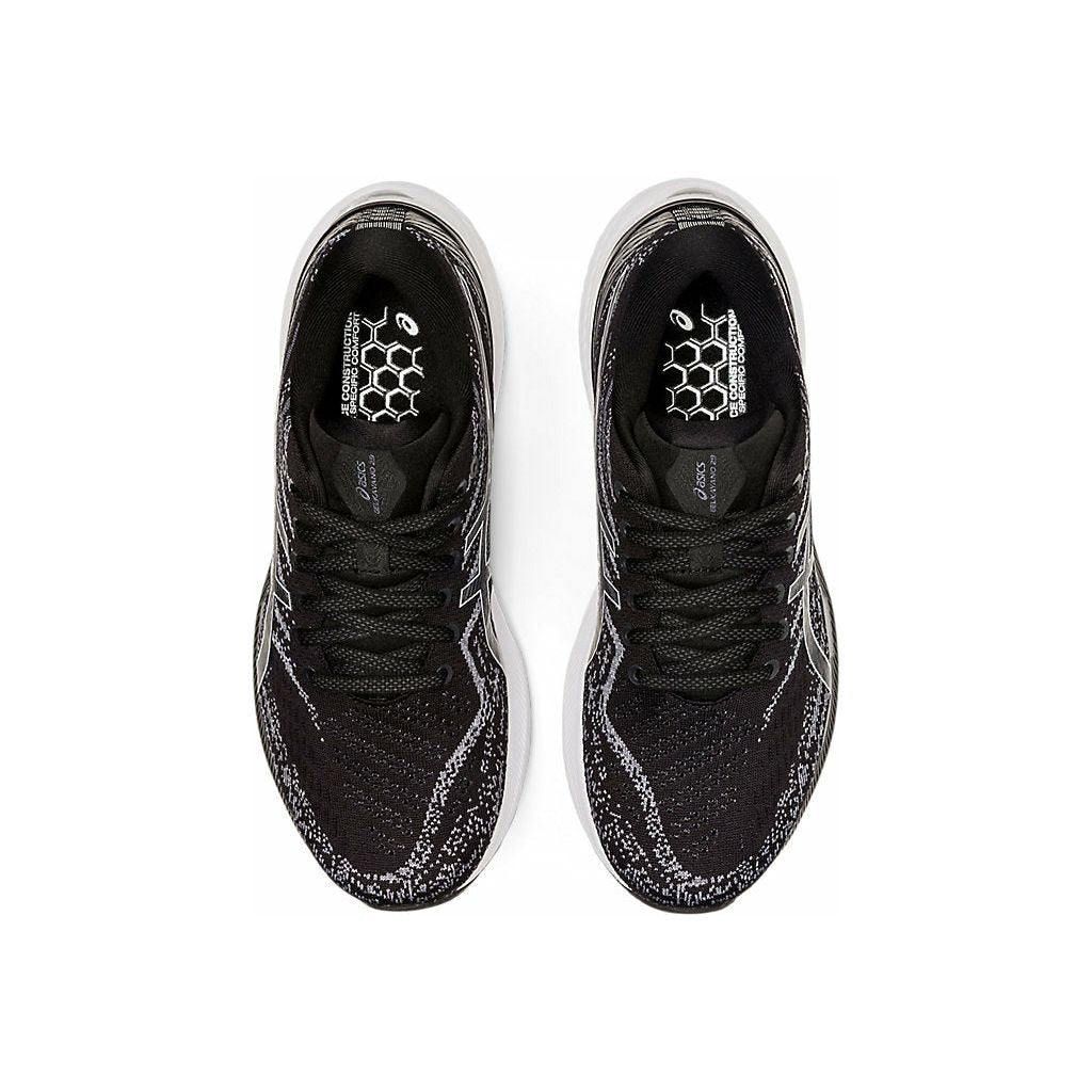 Asics Women's Gel-Kayano 29 in Black/White Women's Footwear