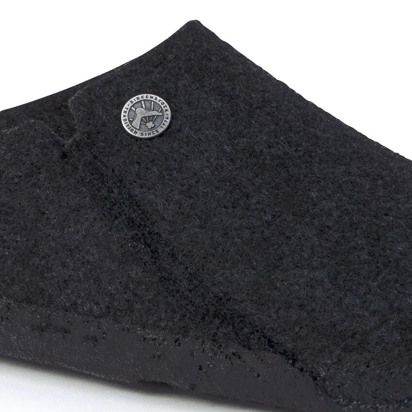 Birkenstock Zermatt Wool Felt Slipper in Anthracite Unisex Footwear
