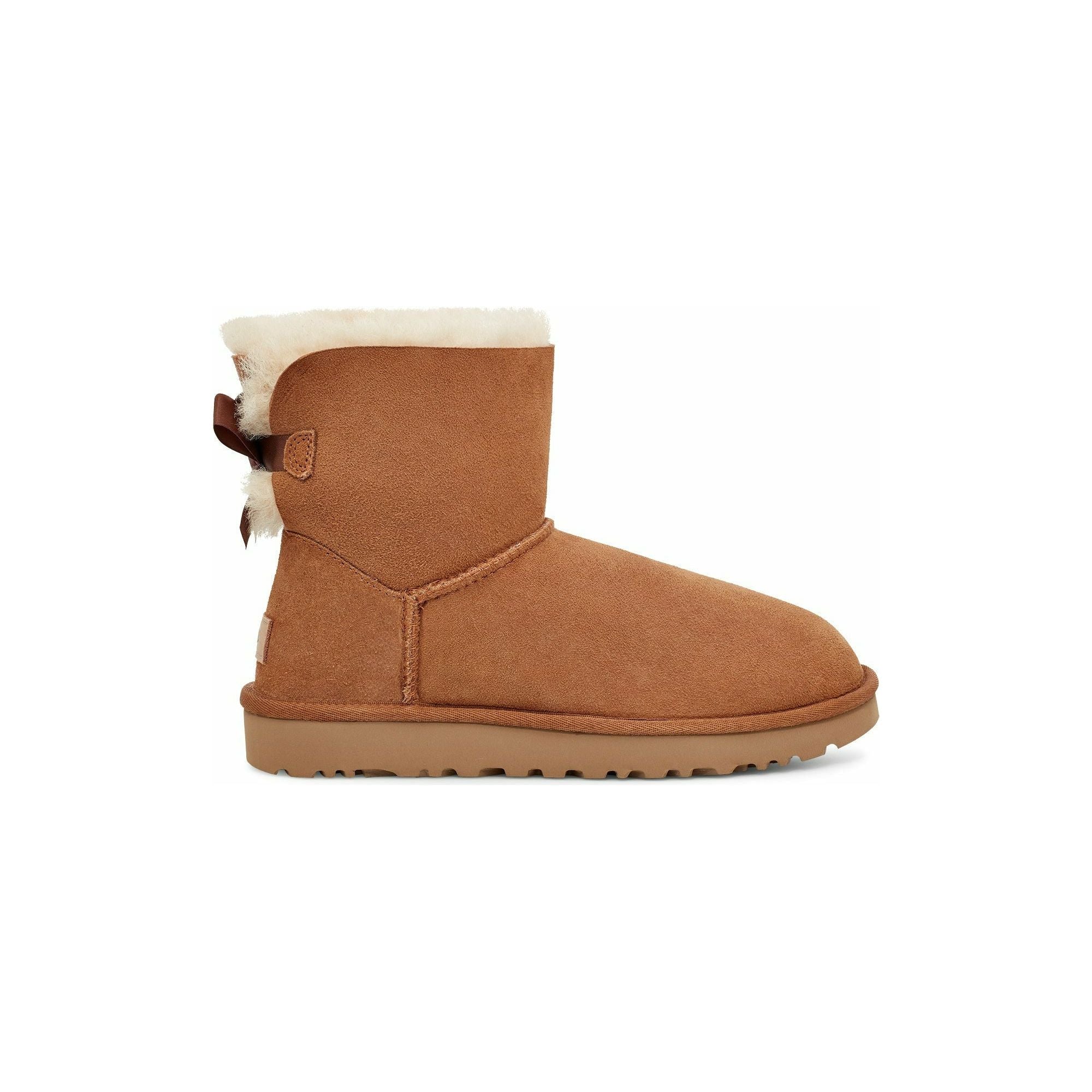 UGG Women's Mini Bailey Bow II Boot in Chestnut Women's Footwear