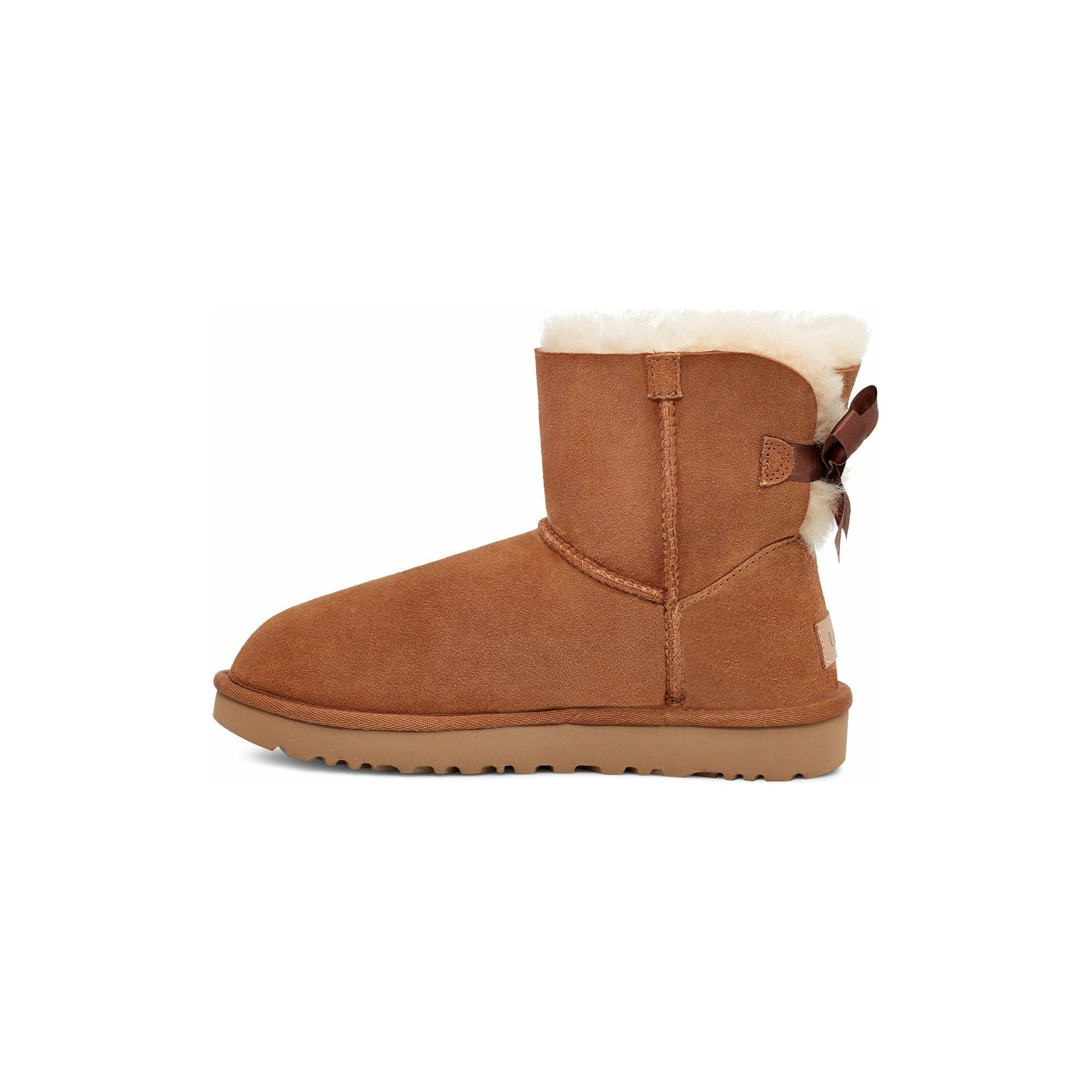 UGG Women's Mini Bailey Bow II Boot in Chestnut Women's Footwear