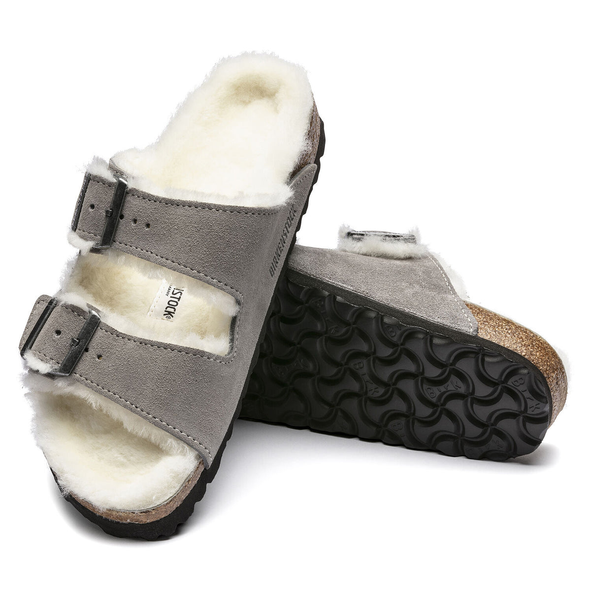 Birkenstock Arizona Shearling 38 - Mountain View Green