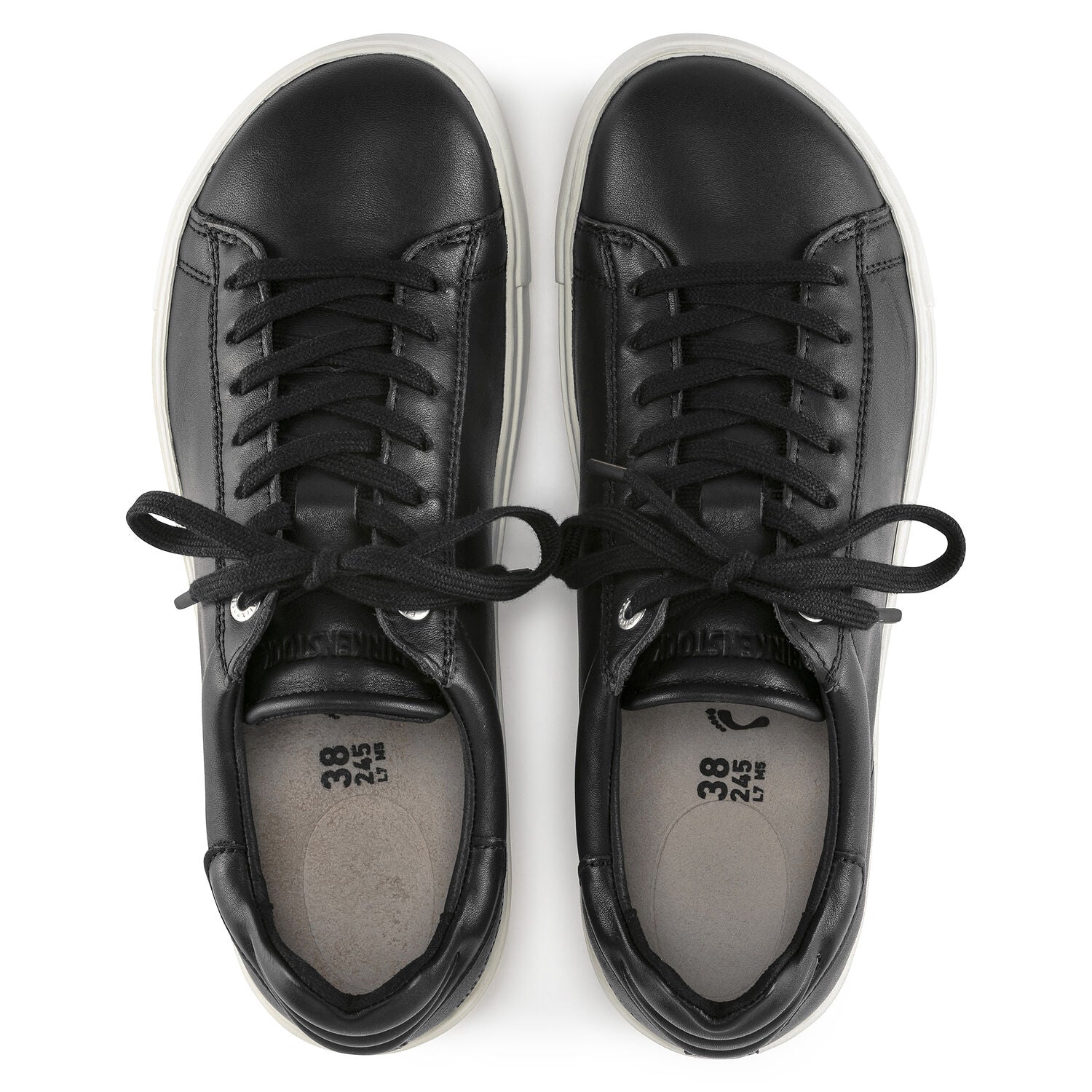 Birkenstock Bend Leather Low Sneaker in Black Shoes