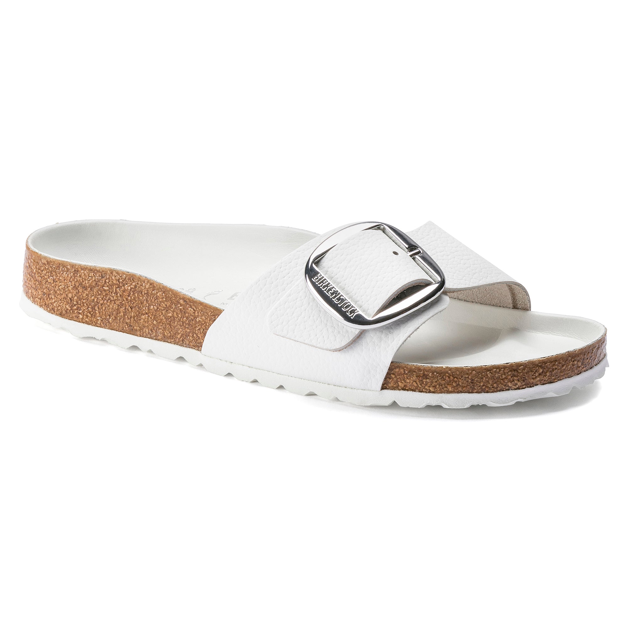 Birkenstock Madrid Big Buckle in White Women's Footwear