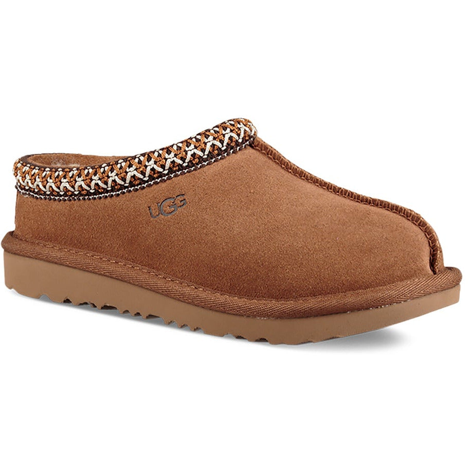 UGG Kid's Tasman II Slipper in Chestnut-Footprint USA