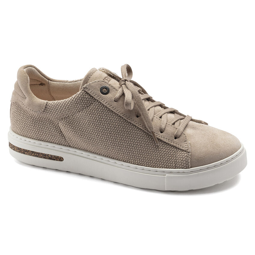 Birkenstock Bend Canvas Suede Low Sneaker in Sandcastle Women's Footwear