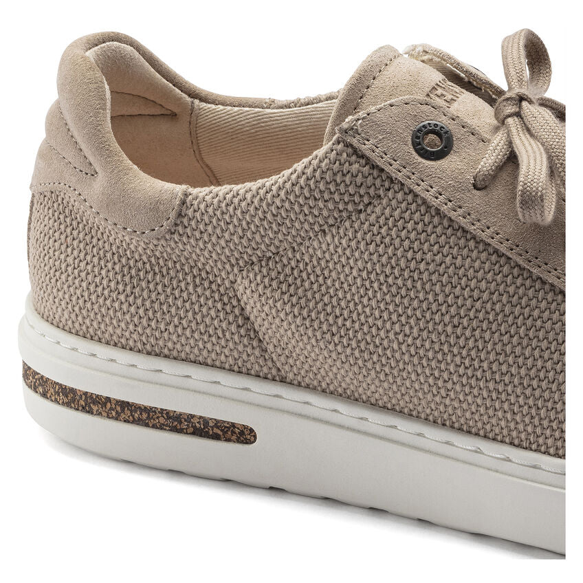 Birkenstock Bend Canvas Suede Low Sneaker in Sandcastle Women's Footwear