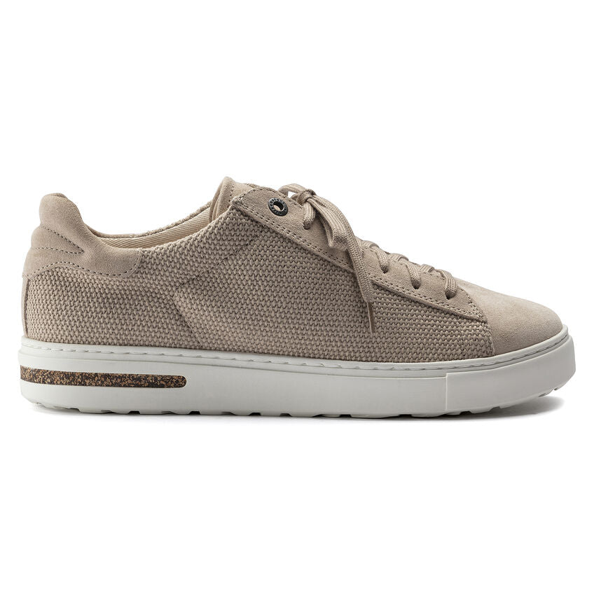 Birkenstock Bend Canvas Suede Low Sneaker in Sandcastle Women's Footwear