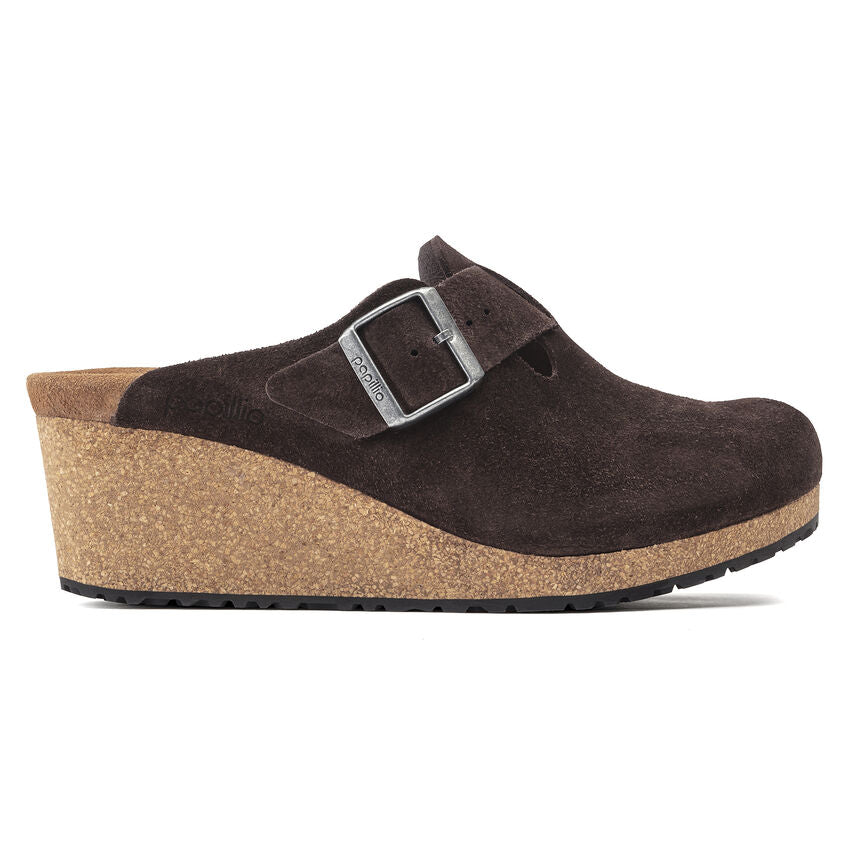 Birkenstock Fanny Suede Leather Clog in Roast Women's Footwear