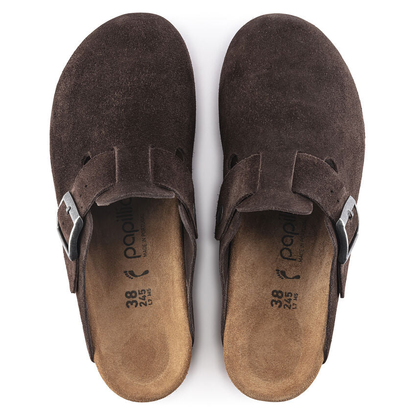 Birkenstock Fanny Suede Leather Clog in Roast Women's Footwear