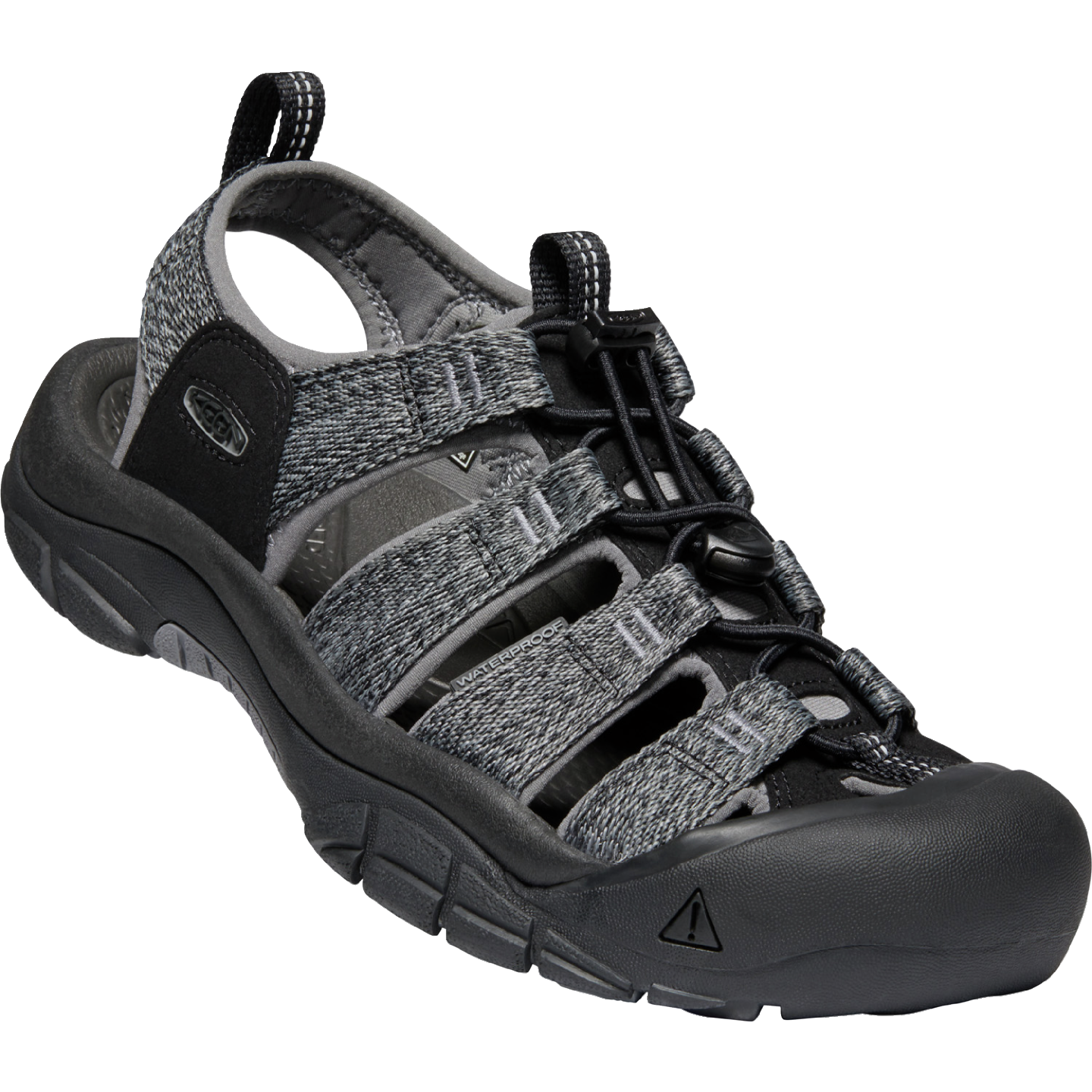 Keen Men's Newport H2 in Black Steel Grey Men's Footwear